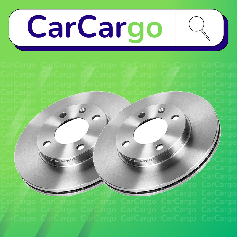 Premium Vented Front Brake Discs Pair For VW Santana 1.9 1981-1983 239 mm