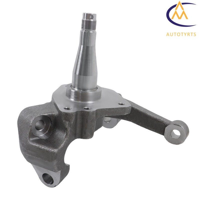 2 × Forged Steel 1-piece Stock Spindles Front For Ford Mustang II Pinto 1973-78 gallery