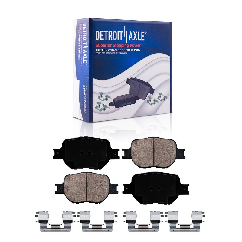 Front Rear Rotors + Ceramic Brake Pads for 2000-2005 Toyota Celica (GTS Models) gallery