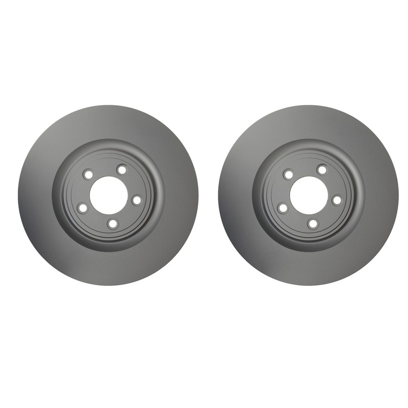 Hella Pair Set of Front 355mm Disc Brake Rotors For F-Type S-Type XF XJ XJR XK