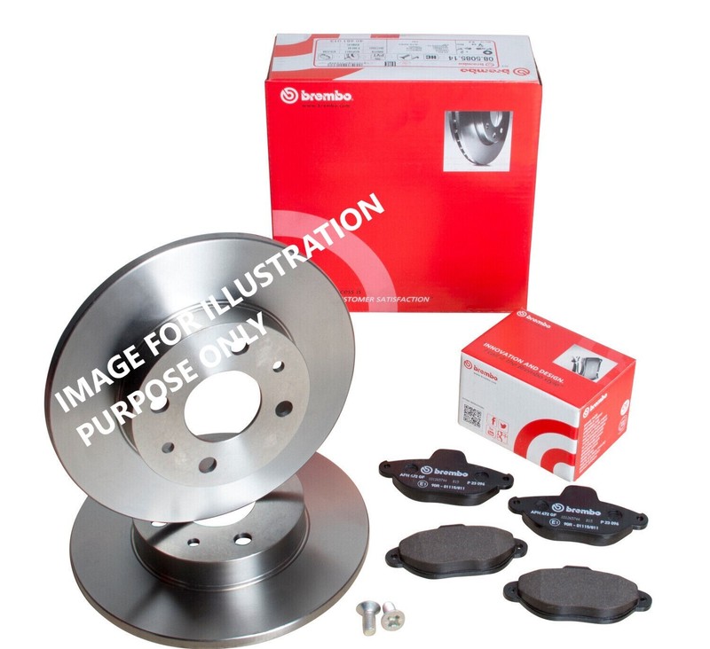 FOR MERCEDES BENZ GLE250 2.1d W166 BREMBO REAR BRAKE DISCS 330MM&BRAKE PADS SET