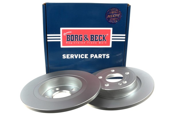2x Brake Discs Pair Solid fits MERCEDES A200 1.3 Rear 2018 on 293mm Set B&B New gallery