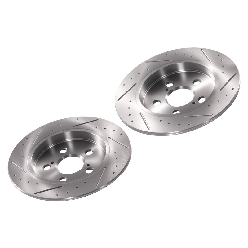 Rear Disc Brake Rotors Ceramic Pads for Lexus CT200h 2011-17/Toyota Prius 10-22 gallery