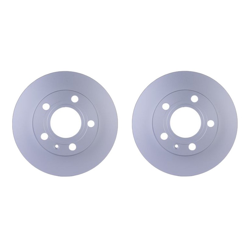 Hella Pair Set of Rear Solid 245mm Disc Brake Rotors For A4 Coupe Quattro
