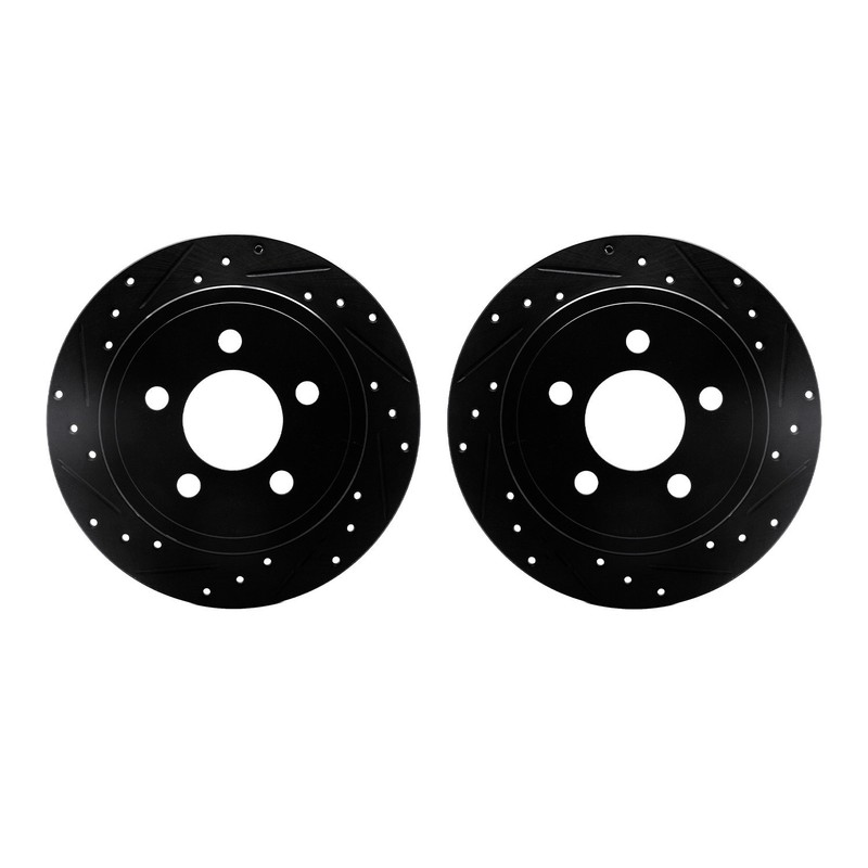 Dynamite Friction Disc Brake Rotor Set for Jeep Liberty, TJ, Wrangler 8002-42036