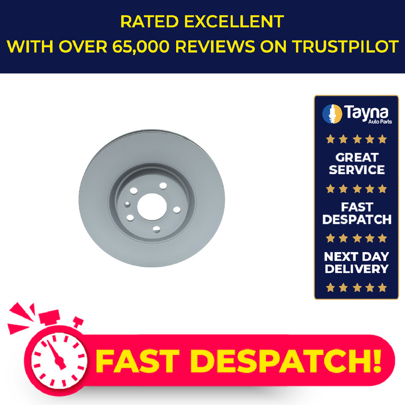 2x Brake Discs Pair Vented fits VOLVO XC40 536 1.5 Front 2018 on 322mm Set Bosch