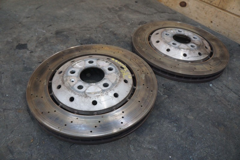 Set Front Steel Brake Rotor 420615301D Lamborghini Gallardo LP550 LP560 *Note