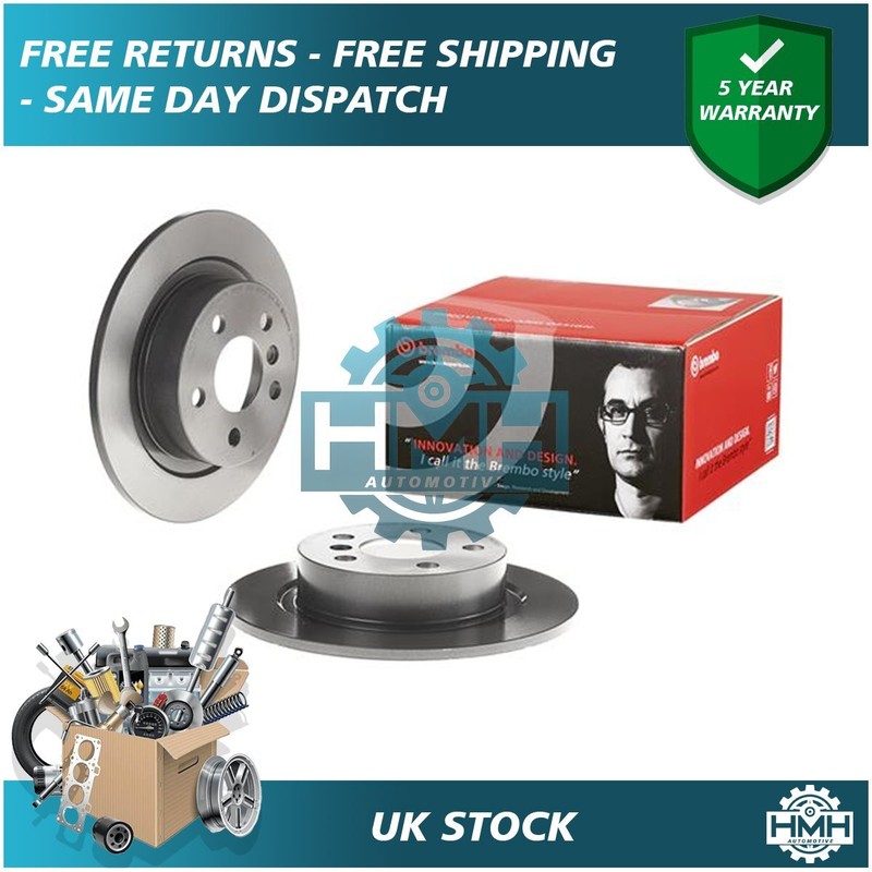Fits Mini Clubman Countryman Cooper BMW i3 X1 2 Series X2 1 HMH Rear 2x Discs