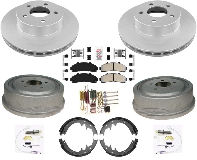 For Ford Ranger 1998-2002 4×4 4 Wheel Drive Rotors Drums Brake Pads Shoes