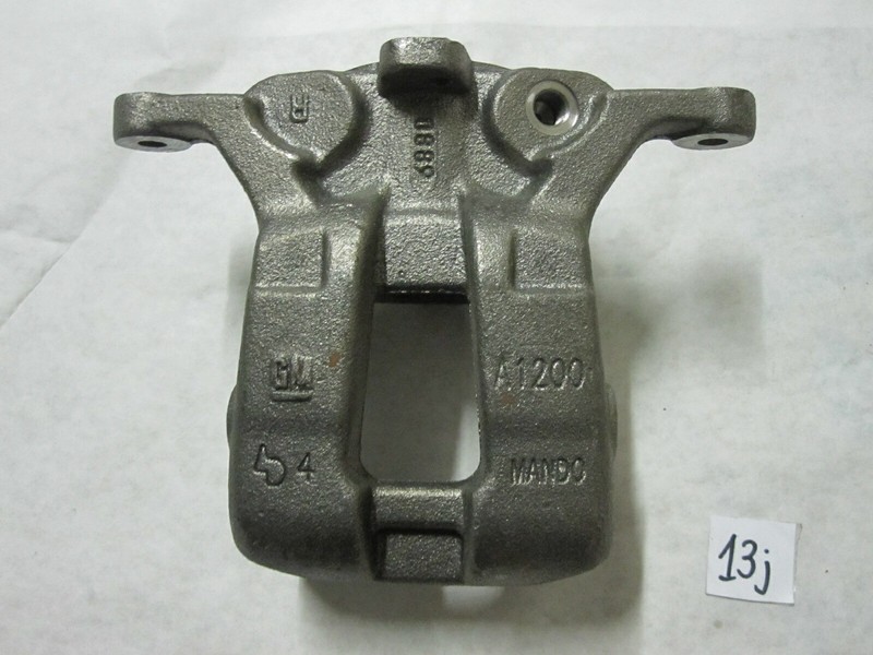 ONE New Rear Right BARE Caliper + Bracket 2019-2021 GMC Sierra 1500 Performance gallery