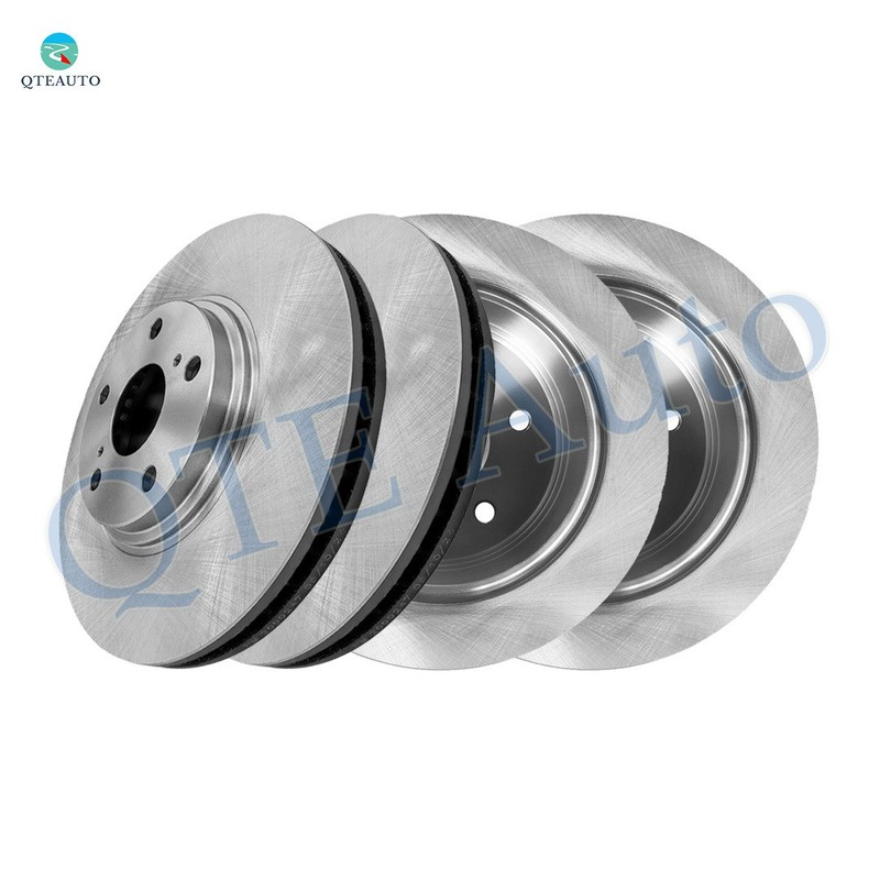 Set of 4 Front 296mm-Rear 269mm Brake Disc Rotors For 2002 2003 Lexus ES300 Base