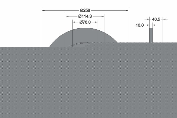 Textar 92226103 Brake Disc for Hyundai, Kia