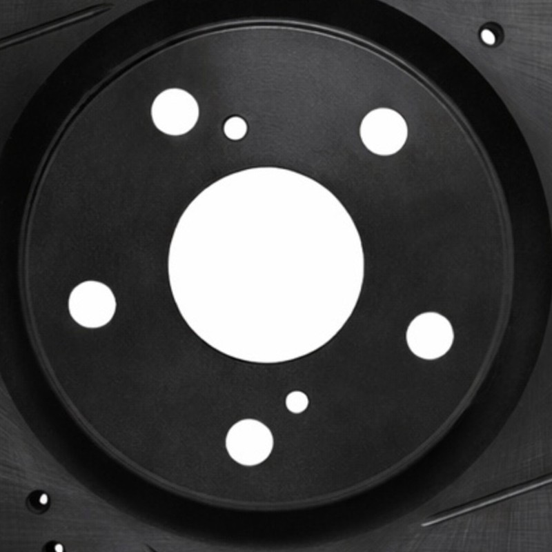 For BMW 530xi/525xi 2006 2007 Brake Rotor Set | Vented Rotor | Cast Iron | Black gallery