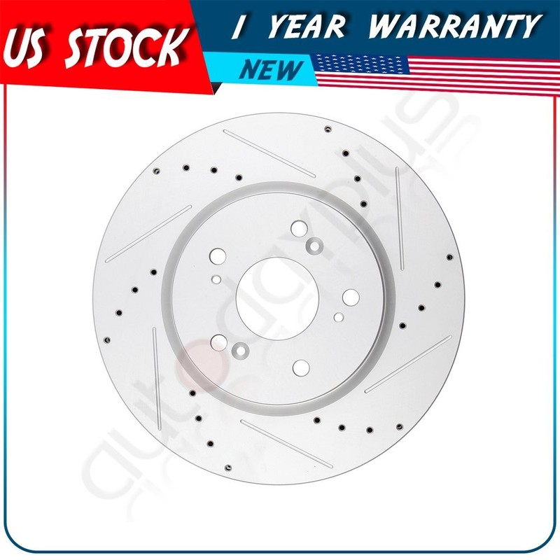 Front Brake Discs Rotors + Ceramic Pads Fits 07-08 10-11 Honda CRV G3000 Casting gallery