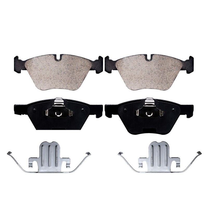 Front Rear Drilled Slotted Rotors Ceramic Brake Pads for BMW 325xi 328i 328xi gallery