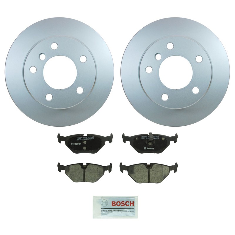 Hella Rear Rotors Bosch Ceramic Disc Brake Pads Kit For E36 318i 318is Base 1997