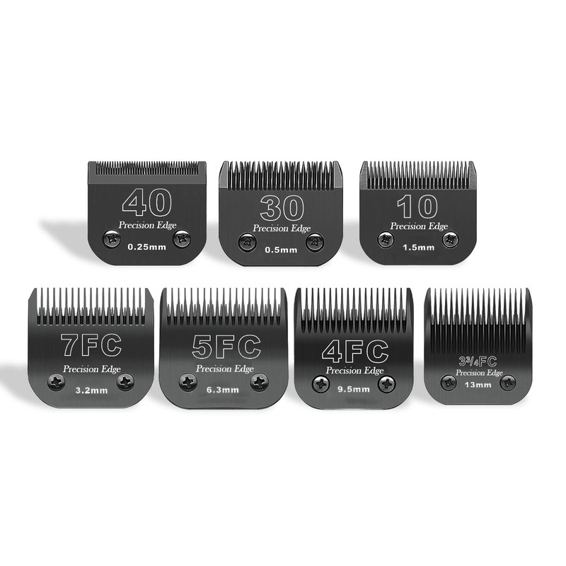 10/30/40/7FC/5FC/4FC/3FC Stainless Steel Dog Clipper Blades, Compatible with...
