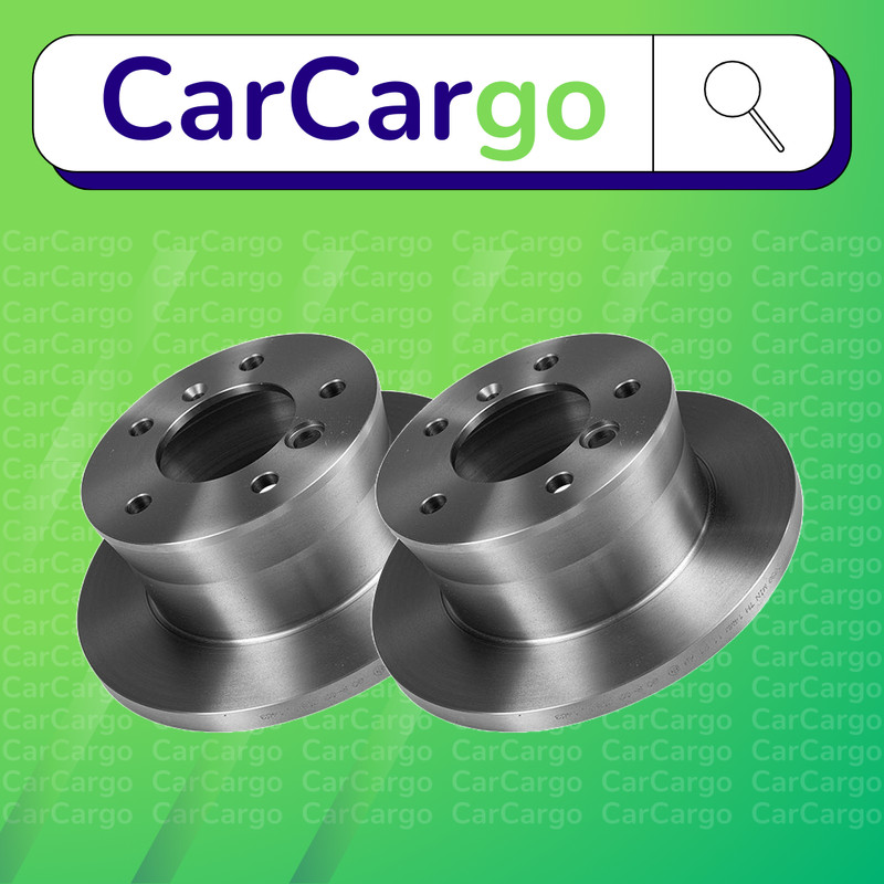 Solid Rear Brake Discs Mercedes Sprinter 3-T 313 CDI 4×4 2000-2006 272 mm