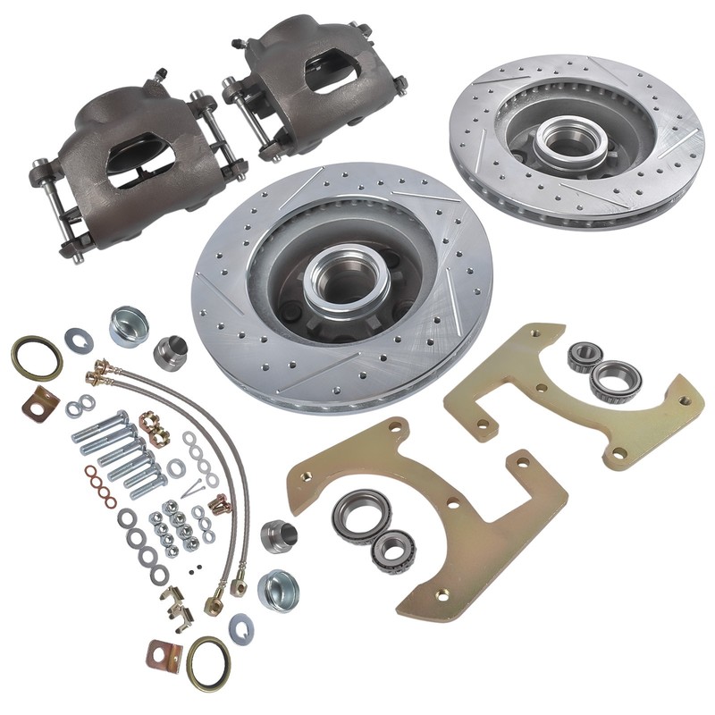 Disc Brake Kit 11" Rotor with Hardware Caliper Slide Bolts Fits Chevy 1/2 Ton gallery