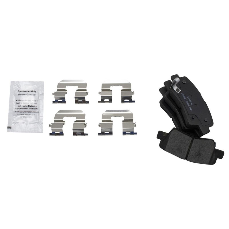 TRQ Front & Rear Brake Rotor & Ceramic Brake Pad Kit for Kia Sonata Optima gallery