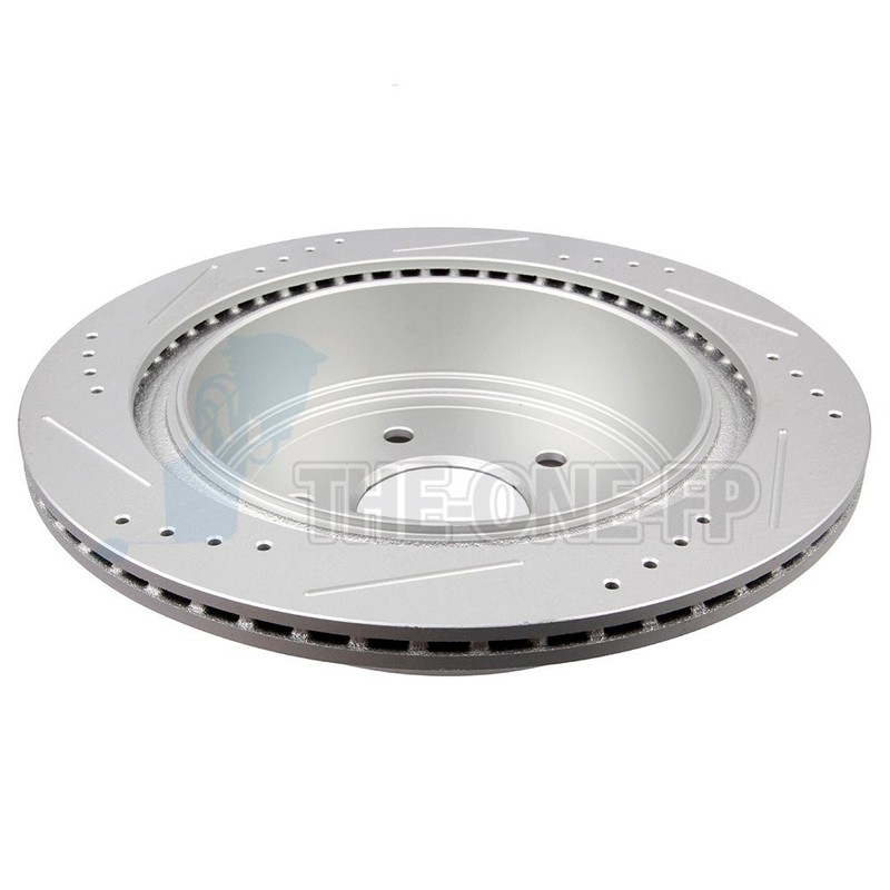 REAR DRILLED & SLOTTED PLATED BRAKE ROTORS For Infiniti FX35 FX45 Murano Quest gallery