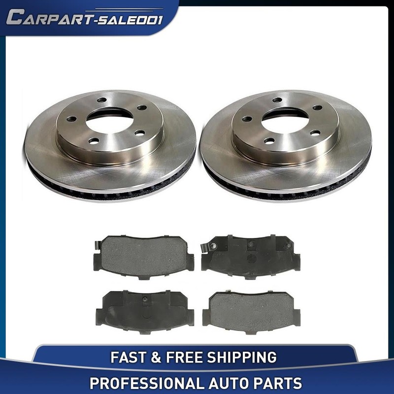 Rear Disc Brake Rotors Brake Pads Kit for 1991-1996 1999 2000 INFINITI G20 2.0L