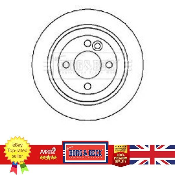 Brake Disc For Mini MINI 01-06 34115030212 BORG & BECK BBD4257