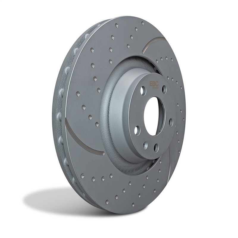 EBC Brakes GD7254 3GD Series Sport Slotted Rotor Set Fits 05-14 Mustang