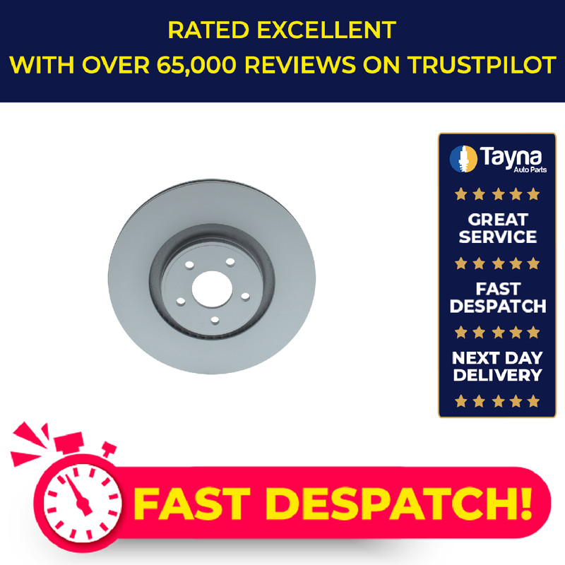 2x Brake Discs Pair Vented fits FORD FOCUS Mk3 ST 2.0 Front 15 to 20 335mm Set