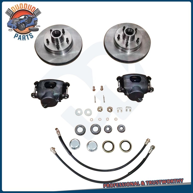 Squarebody Disc Brake Spindle Components 1.25" Rotor 5 Lug For 1973-87 Chevy C10 gallery