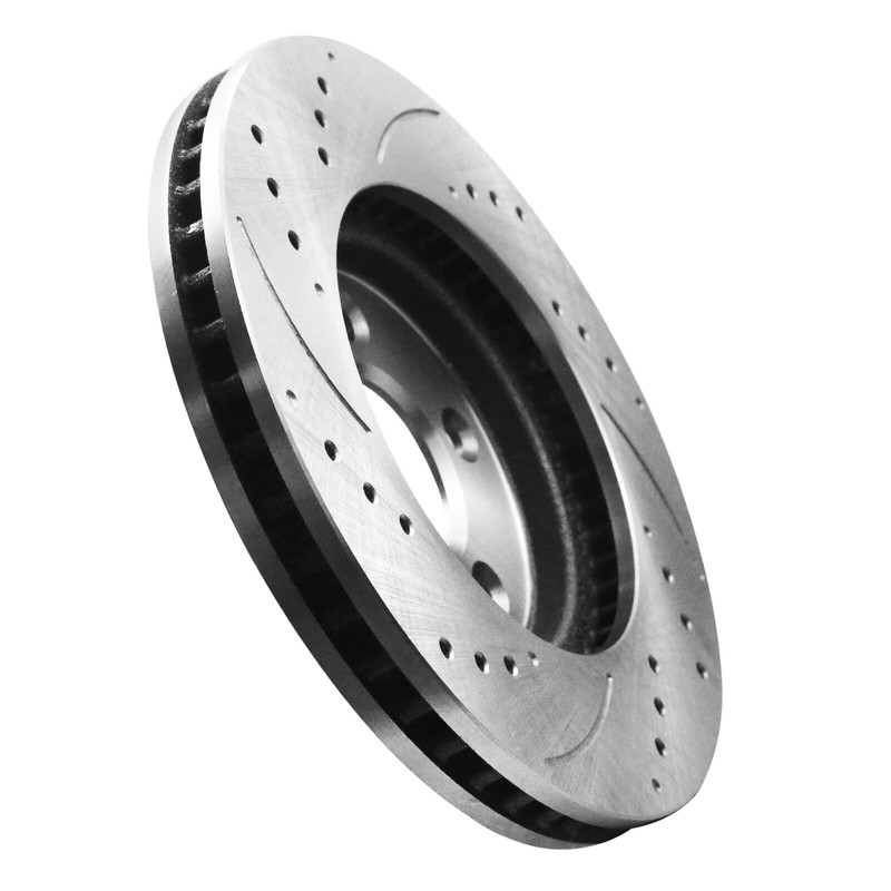 For Ford Mustang Base 4.0L V6 Front Drilled Brake Rotors + Ceramic Pads 293mm gallery