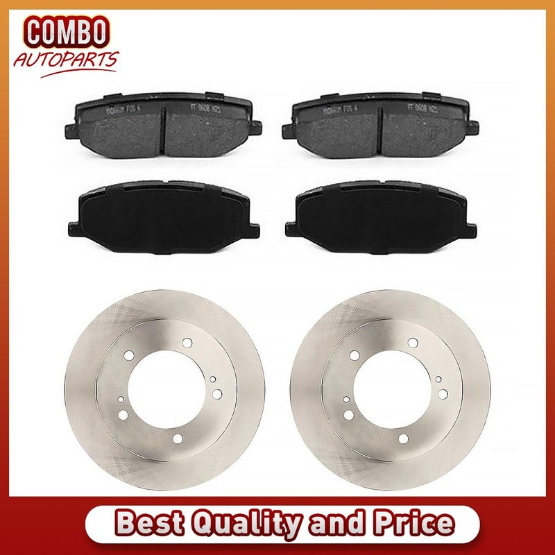 Front Disc Rotors Brake Pads Kit for 1983-1985 Suzuki SJ410
