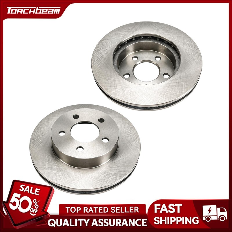 2x Front Vented Brake Rotors For 2002-2007 Jeep Liberty Disc 288mm 12167052
