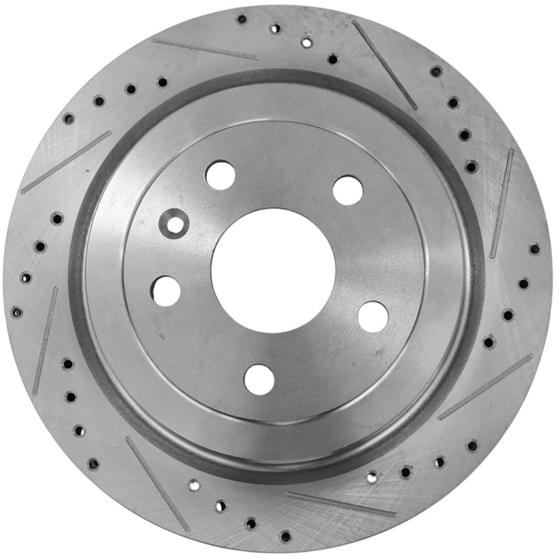 2pcs Rear Drilled Brake Rotors for Chevrolet Camaro 2010-2015 Cadillac CTS 08-19 gallery