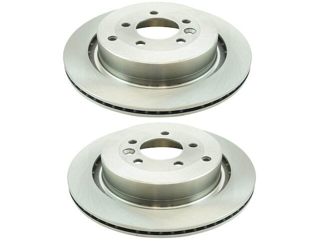 DIY Solutions 77GN58G Rear Brake Rotor Set Fits 2005-2009 Land Rover LR3 4.4L V8
