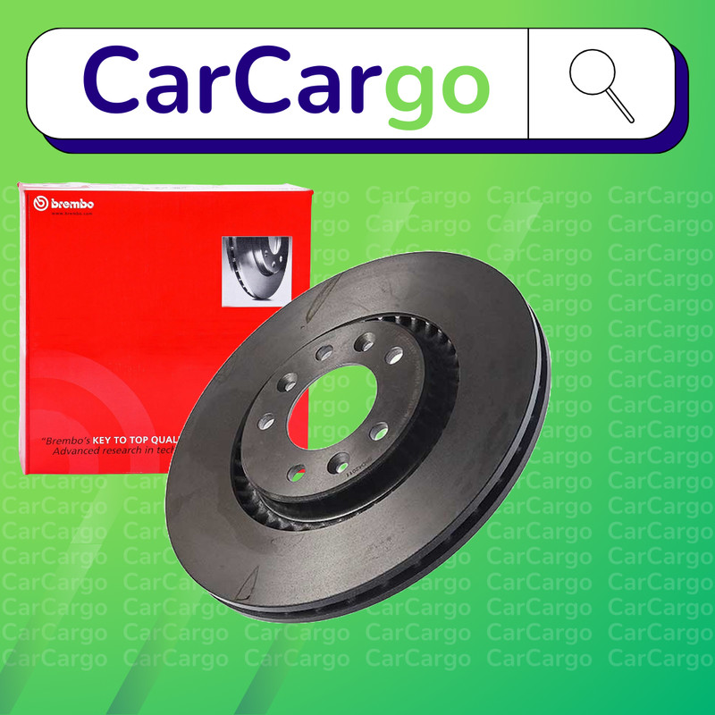 Brembo Vented Rear Brake Discs Pair Fiat Scudo 1.5 Multijet 120 2022-2024 294 mm