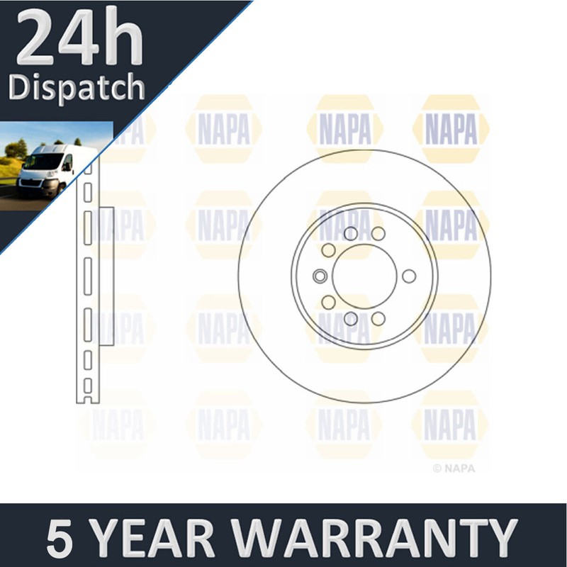 Fits Vauxhall Astra Zafira Meriva Purevue Front 1x Brake Disc 569060