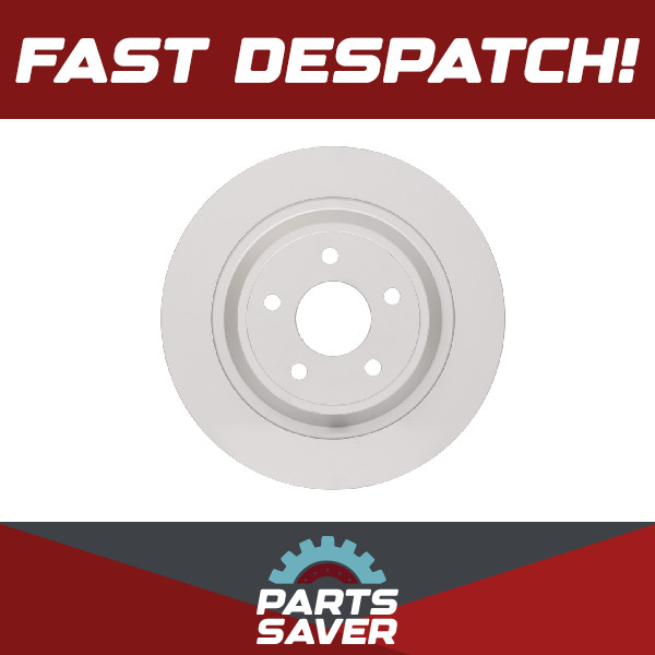 2x Brake Discs Pair Solid fits FORD MONDEO Mk5 2.0 Rear 2014 on 302mm Set Bosch
