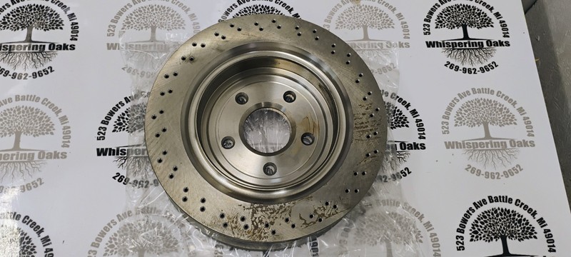 2005-2013 Chevy Corvette NEW Pair Rear Vented 13 inch Rotors BR900972 gallery