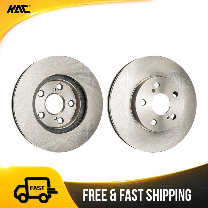 2x Front Brake Rotors For Toyota Prius Lexus CT200h Toyota Prius Plug In 31541
