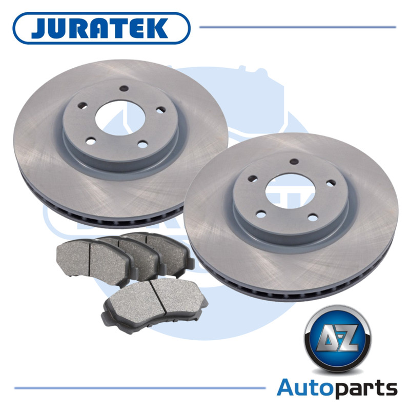 For Nissan – Qashqai J10 1.6D 2011-2013 Front 296mm Brake Discs and Pads Juratek