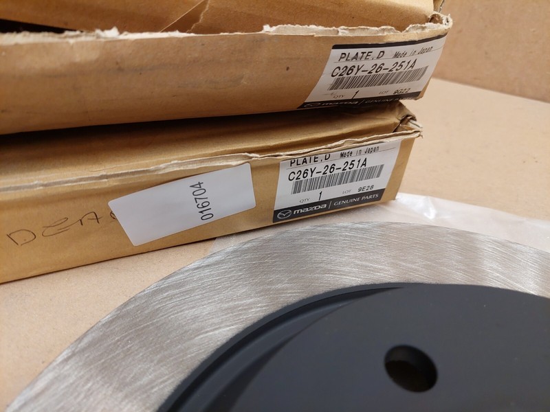 Mazda 5 CW Rear Brake Disc 2006-on 302mm C26Y26251A Genuine New gallery