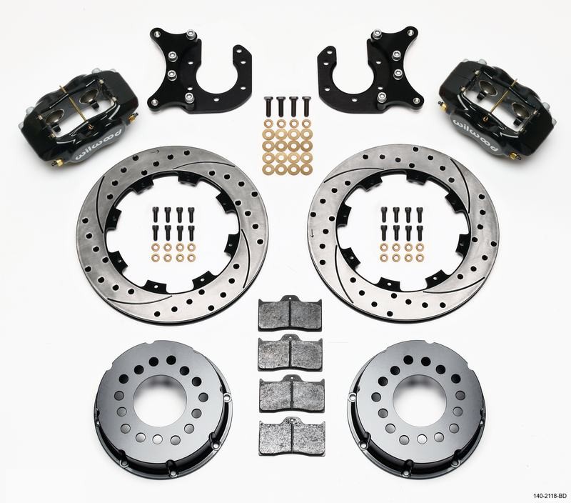 Wilwood Brakes 140-2118-BD Disc Brake Caliper / Rotor / Pad Kit