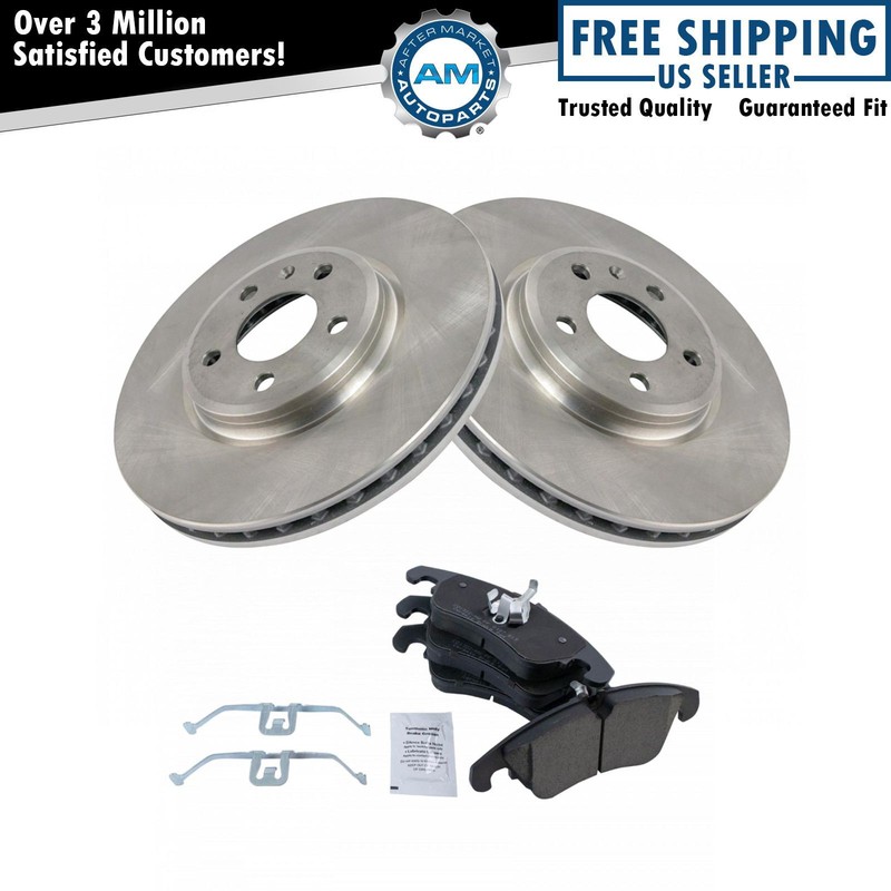 Front Premium Posi Ceramic Brake Pads & Rotor Kit for Audi A4 A5 A6 S4 S5