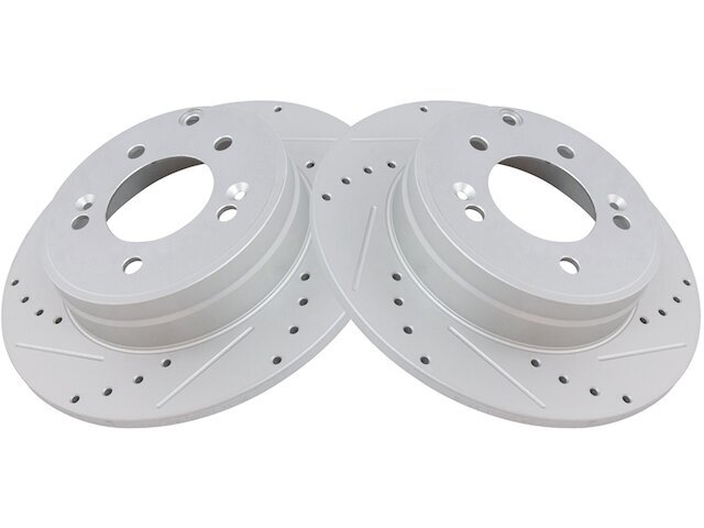 TRQ 11SN65Z Rear Brake Rotor Set Fits 2012-2018 Kia Optima