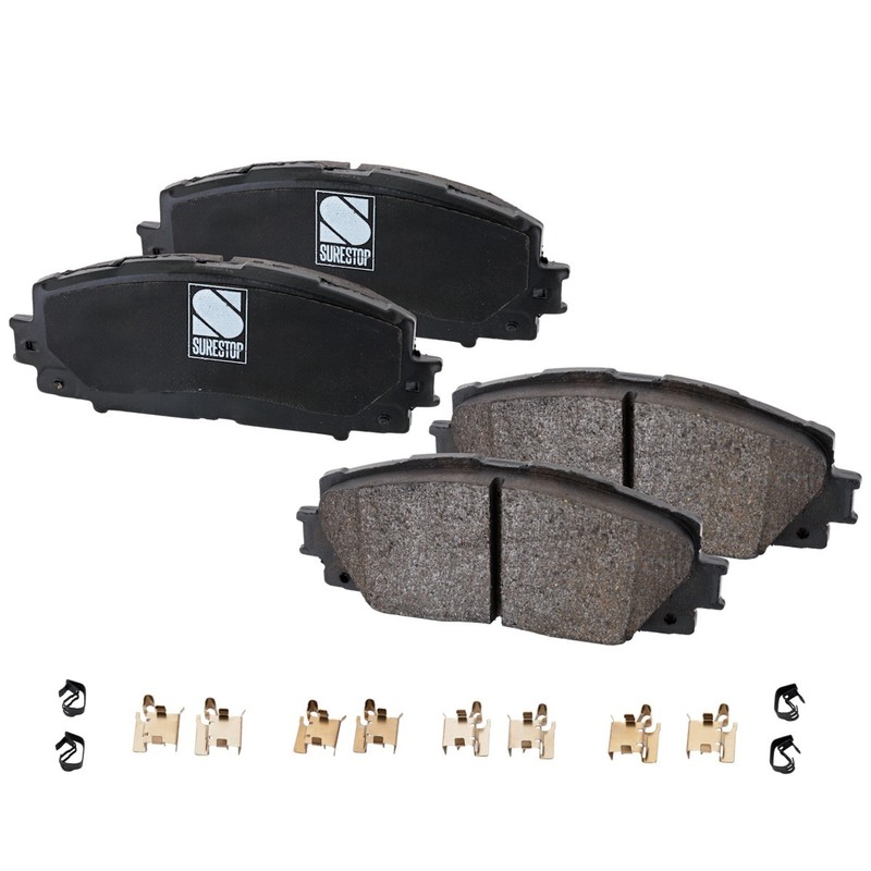 KIT-090821-605 Sure Stop Brake Disc and Pad Kits 2-Wheel Set Front for Corolla gallery