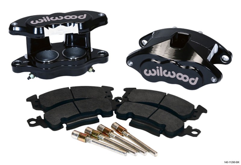 Wilwood D52 Front Caliper Kit with Black Powder Coat for 1968-1996 GM Vehicles