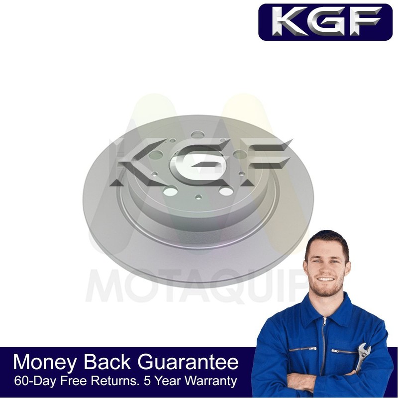 KGF Rear 1x Brake Disc Fits Volvo XC70 1997-2002 94341674 94341670 9434167