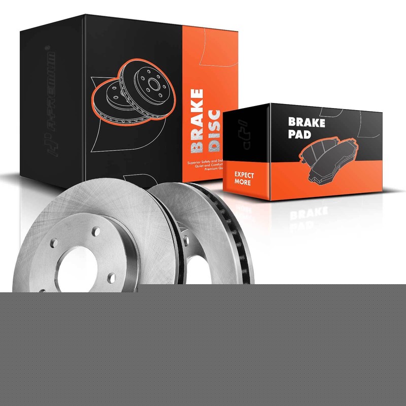 Front Disc Brake Rotors & Ceramic Brake Pads for Chevrolet Blazer S10 GMC Jimmy