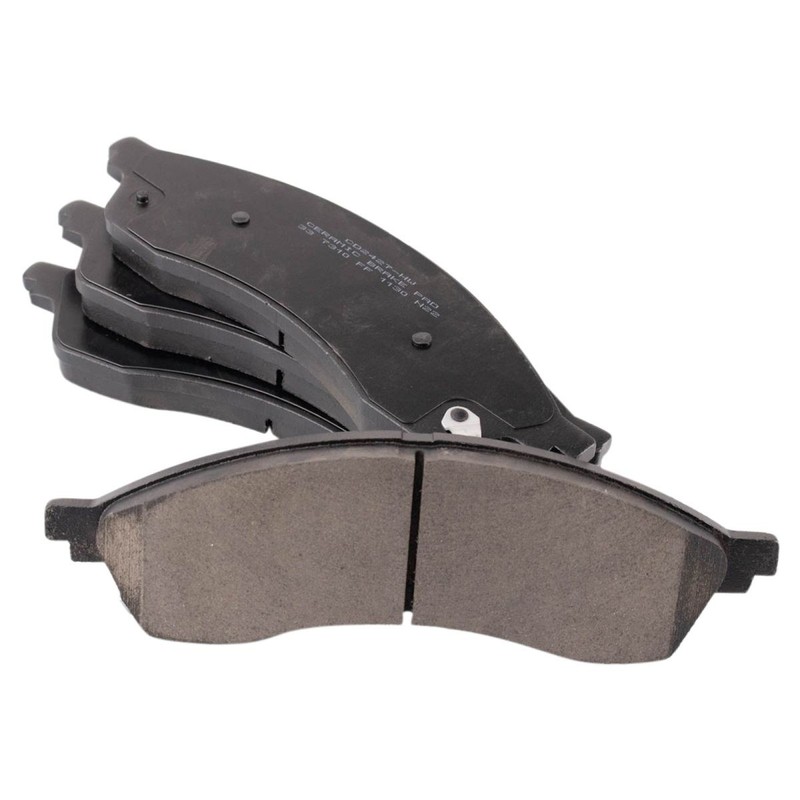 TRQ Front Brake Pad & Rotor Kit Fits 21-22 Ford Lincoln gallery